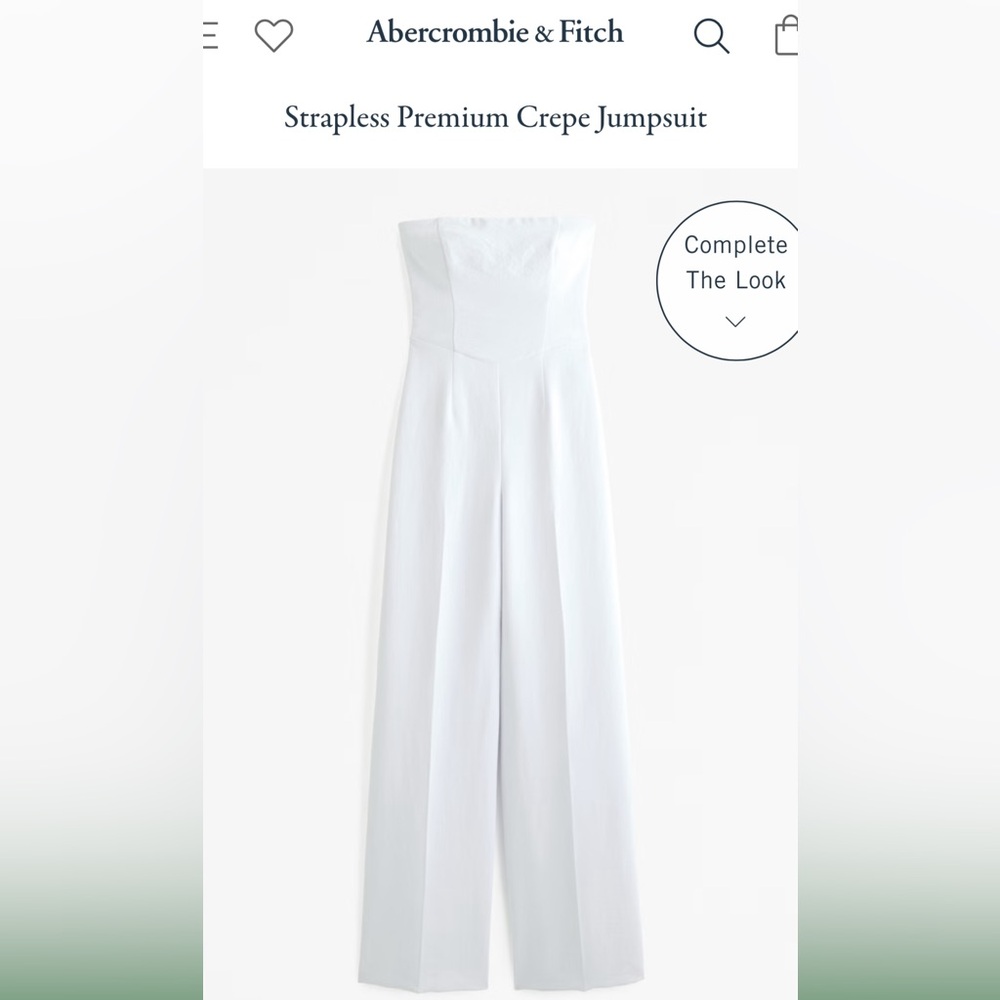 White Jumpsuit (Abercrombie!)